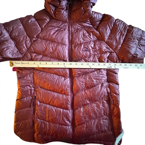 LL Bean Ultralight Goose Down 850 Downtek Puffer Hooded Jacket Womens Size S REG - Picture 13 of 16